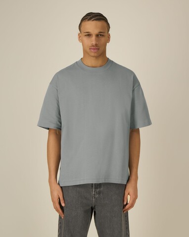 Asher - Das schwere Boxy Unisex-T-Shirt - Misty Grey - M bedrucken, Art.-Nr. STTU078C1381M Asher - Das schwere Boxy Unisex-T-Shirt - Misty Grey - M bedrucken, Art.-Nr. STTU078C1381M
