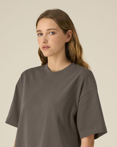 Asher - Das schwere Boxy Unisex-T-Shirt - Mocha - XS bedrucken, Art.-Nr. STTU078C135XS