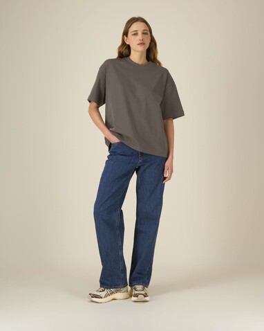 Asher - Das schwere Boxy Unisex-T-Shirt - Mocha - S bedrucken, Art.-Nr. STTU078C1351S