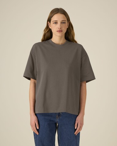 Asher - Das schwere Boxy Unisex-T-Shirt - Mocha - S bedrucken, Art.-Nr. STTU078C1351S