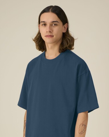 Asher - Das schwere Boxy Unisex-T-Shirt - Deep Teal - XS bedrucken, Art.-Nr. STTU078C136XS Asher - Das schwere Boxy Unisex-T-Shirt - Deep Teal - XS bedrucken, Art.-Nr. STTU078C136XS