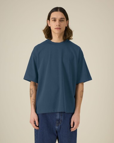 Asher - Das schwere Boxy Unisex-T-Shirt - Deep Teal - S bedrucken, Art.-Nr. STTU078C1361S Asher - Das schwere Boxy Unisex-T-Shirt - Deep Teal - S bedrucken, Art.-Nr. STTU078C1361S