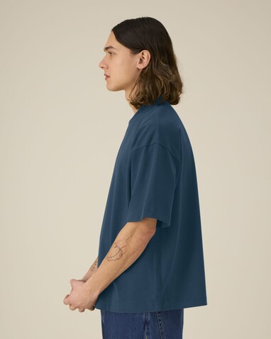 Asher - Das schwere Boxy Unisex-T-Shirt - Deep Teal - XS bedrucken, Art.-Nr. STTU078C136XS Asher - Das schwere Boxy Unisex-T-Shirt - Deep Teal - XS bedrucken, Art.-Nr. STTU078C136XS
