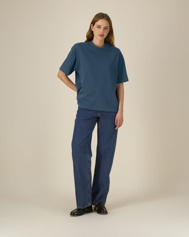 Asher - Das schwere Boxy Unisex-T-Shirt - Deep Teal - XXS bedrucken, Art.-Nr. STTU078C1362S