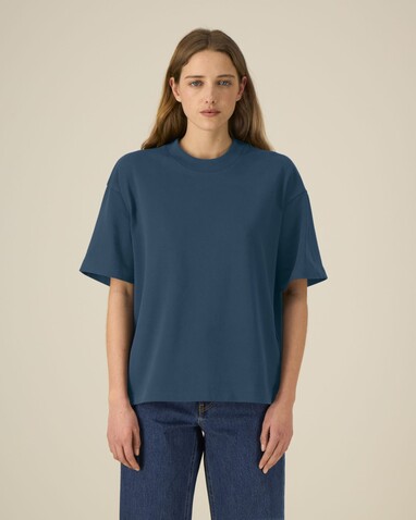 Asher - Das schwere Boxy Unisex-T-Shirt - Deep Teal - L bedrucken, Art.-Nr. STTU078C1361L Asher - Das schwere Boxy Unisex-T-Shirt - Deep Teal - L bedrucken, Art.-Nr. STTU078C1361L