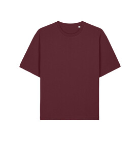 Breezer - Das Iconic Mid-Light Unisex-T-Shirt mit lockerem Schnitt - Burgundy - 3XL bedrucken, Art.-Nr. STTU964C2443X