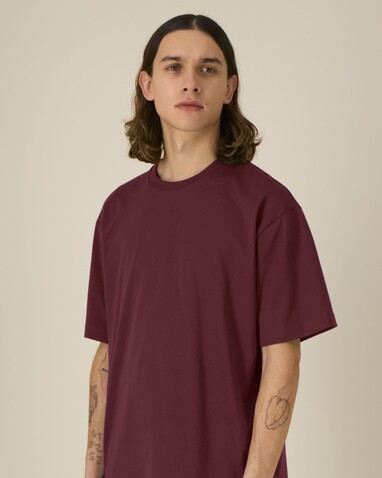 Breezer - Das Relaxed Unisex-T-Shirt - Burgundy - L bedrucken, Art.-Nr. STTU964C2441L Breezer - Das Relaxed Unisex-T-Shirt - Burgundy - L bedrucken, Art.-Nr. STTU964C2441L