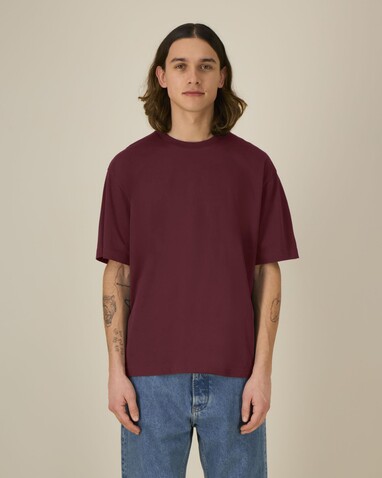 Breezer - Das Relaxed Unisex-T-Shirt - Burgundy - S bedrucken, Art.-Nr. STTU964C2441S Breezer - Das Relaxed Unisex-T-Shirt - Burgundy - S bedrucken, Art.-Nr. STTU964C2441S