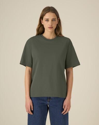 Breezer - Das Relaxed Unisex-T-Shirt - Khaki - S bedrucken, Art.-Nr. STTU964C2231S Breezer - Das Relaxed Unisex-T-Shirt - Khaki - S bedrucken, Art.-Nr. STTU964C2231S