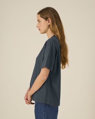 Breezer - Das Relaxed Unisex-T-Shirt - India Ink Grey - M bedrucken, Art.-Nr. STTU964C7151M