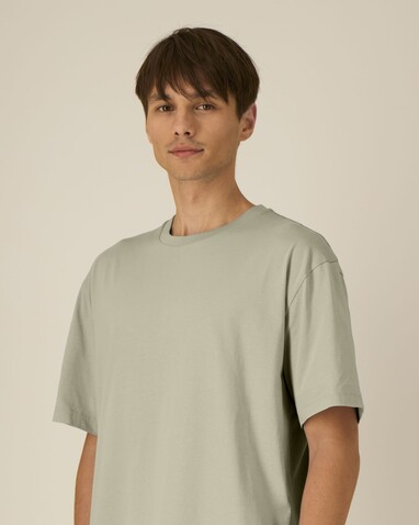 Breezer - Das Relaxed Unisex-T-Shirt - Stone - S bedrucken, Art.-Nr. STTU964C3581S