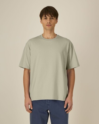 Breezer - Das Relaxed Unisex-T-Shirt - Stone - XXL bedrucken, Art.-Nr. STTU964C3582X