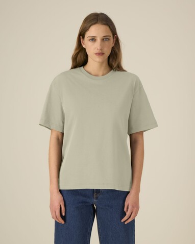 Breezer - Das Relaxed Unisex-T-Shirt - Stone - S bedrucken, Art.-Nr. STTU964C3581S