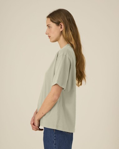 Breezer - Das Relaxed Unisex-T-Shirt - Stone - XL bedrucken, Art.-Nr. STTU964C3581X
