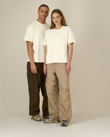 Breezer - Das Relaxed Unisex-T-Shirt - Cream - XL bedrucken, Art.-Nr. STTU964C3611X