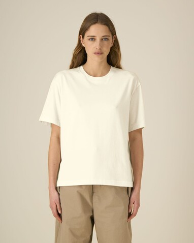 Breezer - Das Relaxed Unisex-T-Shirt - Cream - XL bedrucken, Art.-Nr. STTU964C3611X