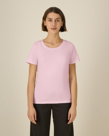 Stella Expresser 2.0 - Das Fitted Damen-T-Shirt - Cotton Pink - L bedrucken, Art.-Nr. STTW079C0051L Stella Expresser 2.0 - Das Fitted Damen-T-Shirt - Cotton Pink - L bedrucken, Art.-Nr. STTW079C0051L