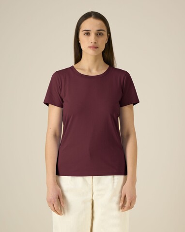 Stella Expresser 2.0 - Das Fitted Damen-T-Shirt - Burgundy - XS bedrucken, Art.-Nr. STTW079C244XS Stella Expresser 2.0 - Das Fitted Damen-T-Shirt - Burgundy - XS bedrucken, Art.-Nr. STTW079C244XS