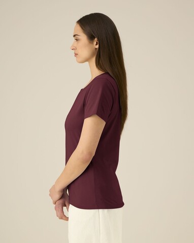 Stella Expresser 2.0 - Das Fitted Damen-T-Shirt - Burgundy - L bedrucken, Art.-Nr. STTW079C2441L Stella Expresser 2.0 - Das Fitted Damen-T-Shirt - Burgundy - L bedrucken, Art.-Nr. STTW079C2441L