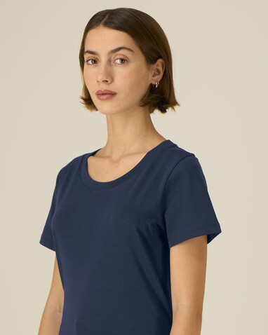Stella Expresser 2.0 - Das Fitted Damen-T-Shirt - French Navy - L bedrucken, Art.-Nr. STTW079C7271L