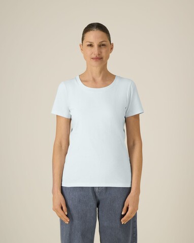 Stella Expresser 2.0 - Das Fitted Damen-T-Shirt - Blue Ice - XXL bedrucken, Art.-Nr. STTW079C7282X Stella Expresser 2.0 - Das Fitted Damen-T-Shirt - Blue Ice - XXL bedrucken, Art.-Nr. STTW079C7282X