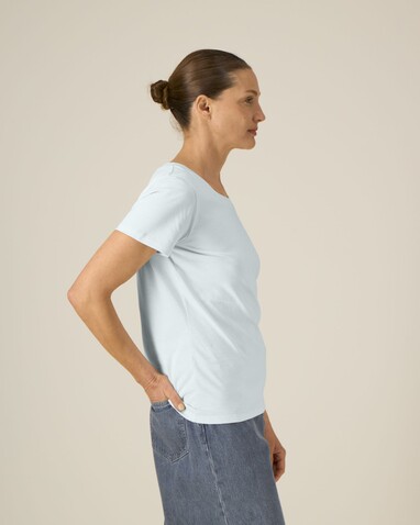 Stella Expresser 2.0 - Das Fitted Damen-T-Shirt - Blue Ice - XS bedrucken, Art.-Nr. STTW079C728XS Stella Expresser 2.0 - Das Fitted Damen-T-Shirt - Blue Ice - XS bedrucken, Art.-Nr. STTW079C728XS