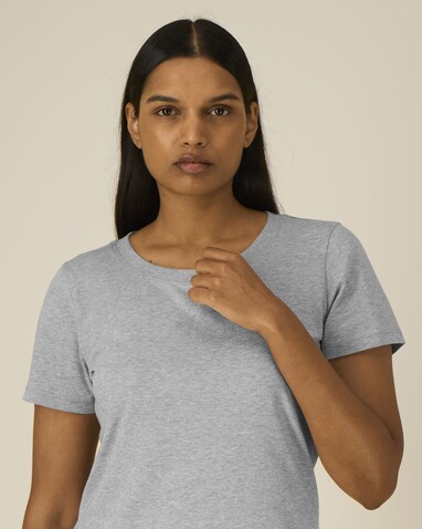Stella Expresser 2.0 - Das Fitted Damen-T-Shirt - Heather Grey - XL bedrucken, Art.-Nr. STTW079C2501X Stella Expresser 2.0 - Das Fitted Damen-T-Shirt - Heather Grey - XL bedrucken, Art.-Nr. STTW079C2501X