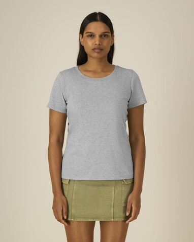 Stella Expresser 2.0 - Das Fitted Damen-T-Shirt - Heather Grey - M bedrucken, Art.-Nr. STTW079C2501M Stella Expresser 2.0 - Das Fitted Damen-T-Shirt - Heather Grey - M bedrucken, Art.-Nr. STTW079C2501M