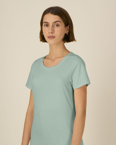 Stella Expresser 2.0 - Das Fitted Damen-T-Shirt - Aloe - XL bedrucken, Art.-Nr. STTW079C0891X Stella Expresser 2.0 - Das Fitted Damen-T-Shirt - Aloe - XL bedrucken, Art.-Nr. STTW079C0891X