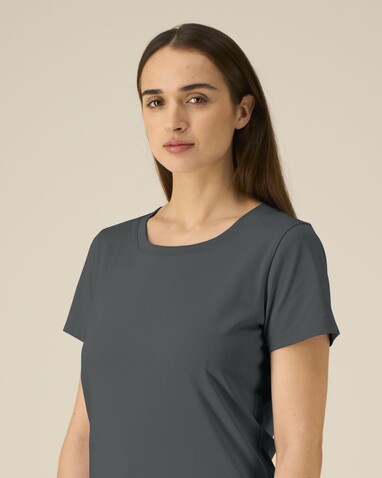 Stella Expresser 2.0 - Das Fitted Damen-T-Shirt - Anthracite - XS bedrucken, Art.-Nr. STTW079C253XS Stella Expresser 2.0 - Das Fitted Damen-T-Shirt - Anthracite - XS bedrucken, Art.-Nr. STTW079C253XS