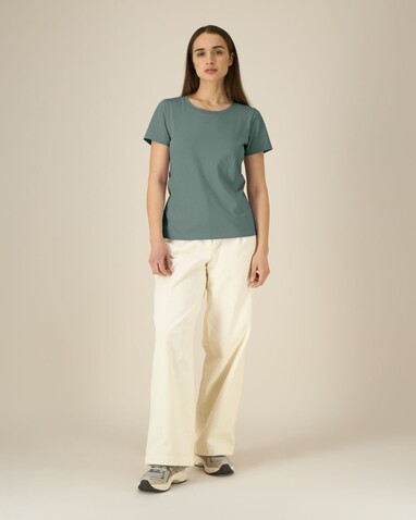 Stella Expresser 2.0 - Das Fitted Damen-T-Shirt - Green Bay - L bedrucken, Art.-Nr. STTW079C1441L