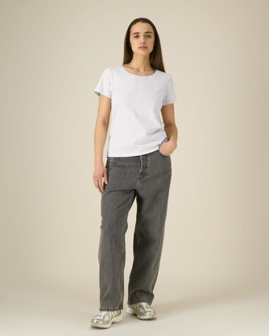 Stella Expresser 2.0 - Das Fitted Damen-T-Shirt - Cool Heather Grey - M bedrucken, Art.-Nr. STTW079C1461M