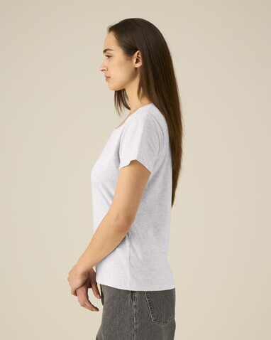 Stella Expresser 2.0 - Das Fitted Damen-T-Shirt - Cool Heather Grey - XXL bedrucken, Art.-Nr. STTW079C1462X Stella Expresser 2.0 - Das Fitted Damen-T-Shirt - Cool Heather Grey - XXL bedrucken, Art.-Nr. STTW079C1462X
