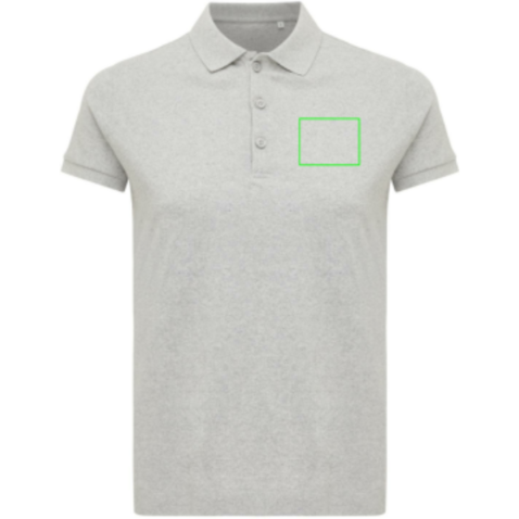 IQONIQ Yosemite Damen Piqué-Poloshirt aus rec. Baumwolle heather grey bedrucken, Art.-Nr. T4200.013.XXXL IQONIQ Yosemite Damen Piqué-Poloshirt aus rec. Baumwolle heather grey bedrucken, Art.-Nr. T4200.013.XXXL