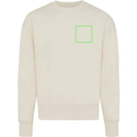 IQONIQ Kruger Relax-Rundhals-Sweater aus recycelt. Baumwolle natural raw bedrucken, Art.-Nr. T9302.018.XXXL IQONIQ Kruger Relax-Rundhals-Sweater aus recycelt. Baumwolle natural raw bedrucken, Art.-Nr. T9302.018.XXXL
