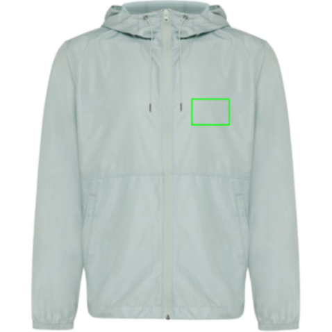 IQONIQ Logan Lightweight Jacke aus recyceltem Polyester Iceberg green bedrucken, Art.-Nr. T9701.023.S