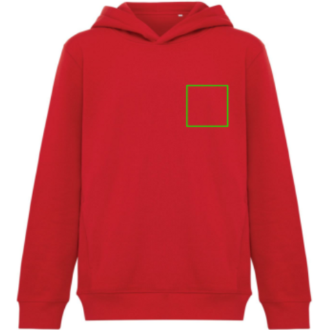 IQONIQ Yengo KidsHoodie mit Seitentaschen aus rec. Baumwolle rot bedrucken, Art.-Nr. T6404.029.1112 IQONIQ Yengo KidsHoodie mit Seitentaschen aus rec. Baumwolle rot bedrucken, Art.-Nr. T6404.029.1112