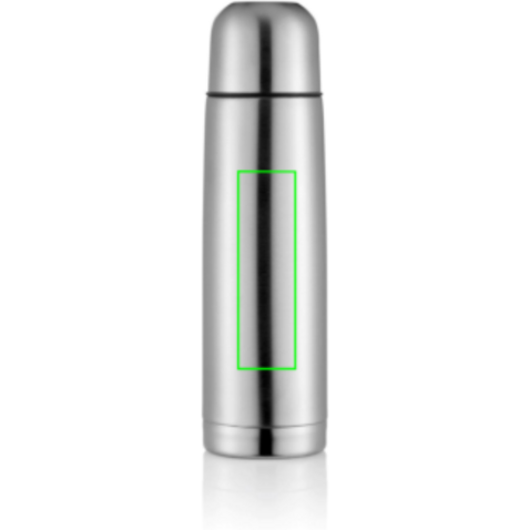 Isolierflasche Mono silber bedrucken, Art.-Nr. P430.112
