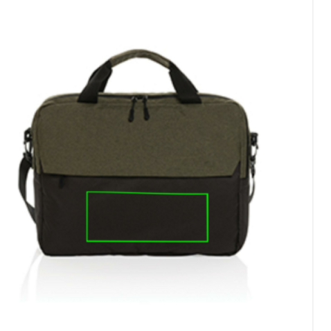 Kazu AWARE™ 15,6&quot; RPET Laptop-Tasche grün bedrucken, Art.-Nr. P732.177