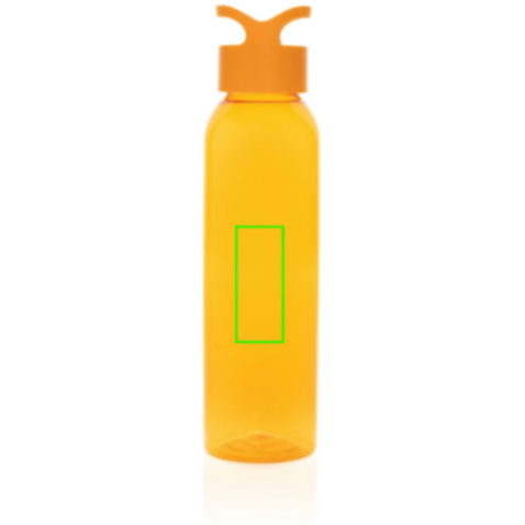 Oasis RCS recycelte PET Wasserflasche 650ml orange bedrucken, Art.-Nr. P437.038