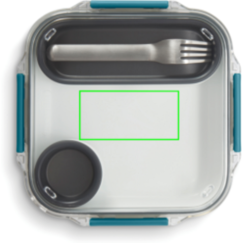 Black+Blum Lunch Box Original turkis bedrucken, Art.-Nr. P439.0233 Black+Blum Lunch Box Original turkis bedrucken, Art.-Nr. P439.0233