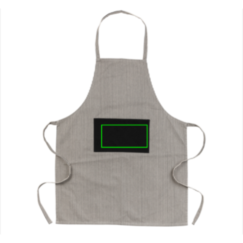 Ukiyo Aware™ 280gr rCotton Deluxe Schürze schwarz bedrucken, Art.-Nr. P262.111