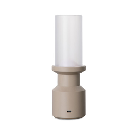 VINGA Niori RCS Tischlampe beige bedrucken, Art.-Nr. V5130319