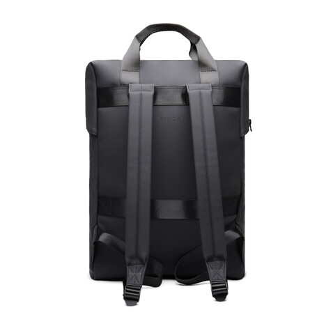 VINGA Baltimore RCS Tote Rucksack schwarz bedrucken, Art.-Nr. V7050001