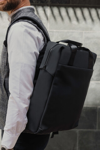 VINGA Baltimore RCS Tote Rucksack schwarz bedrucken, Art.-Nr. V7050001