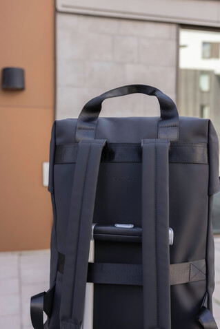 VINGA Baltimore RCS Tote Rucksack schwarz bedrucken, Art.-Nr. V7050001