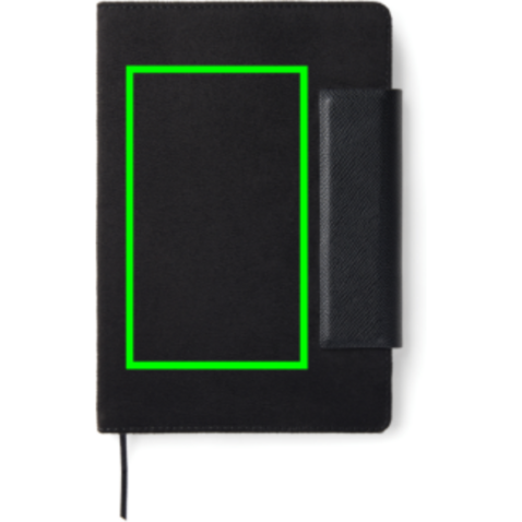 VINGA Marlow GRS Notizbuch schwarz bedrucken, Art.-Nr. V7730501