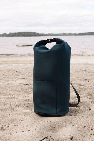 VINGA Baltimore RCS Roll-Top Kühltasche navy blau bedrucken, Art.-Nr. V7750225