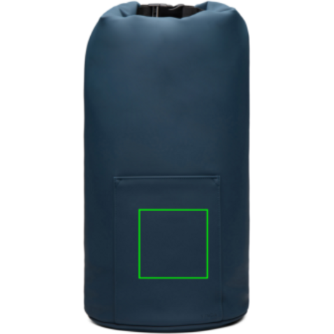 VINGA Baltimore RCS Roll-Top Kühltasche navy blau bedrucken, Art.-Nr. V7750225