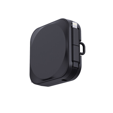 Urban Vitamin San Jose 100W-Halter mit einziehbarem Kabel schwarz bedrucken, Art.-Nr. P302.7201